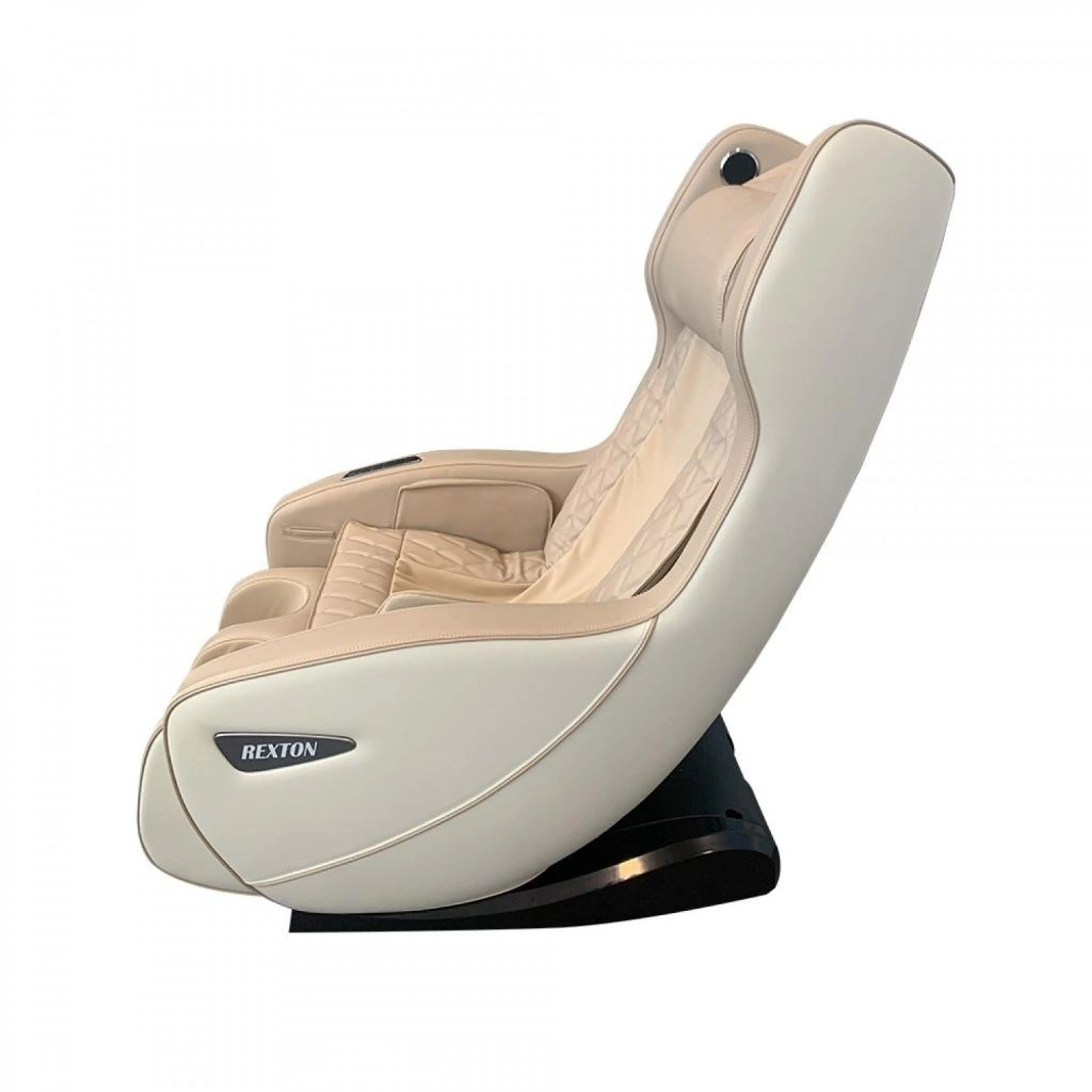 Scaun de masaj RK-1900B-BG cu dimensiuni compacte și Bluetooth - bej